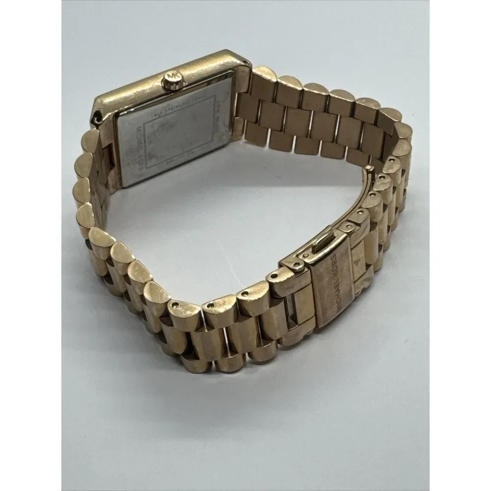 Michael Kors Nash MK3287 Women's Rose Gold-Tone Analog Dial Quartz Watch JNA822